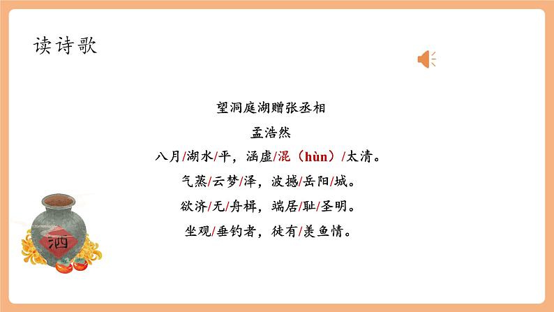 【新课标】人教统编版语文八下 第三单元 课外古诗词诵读 望洞庭湖赠张丞相 课件第4页