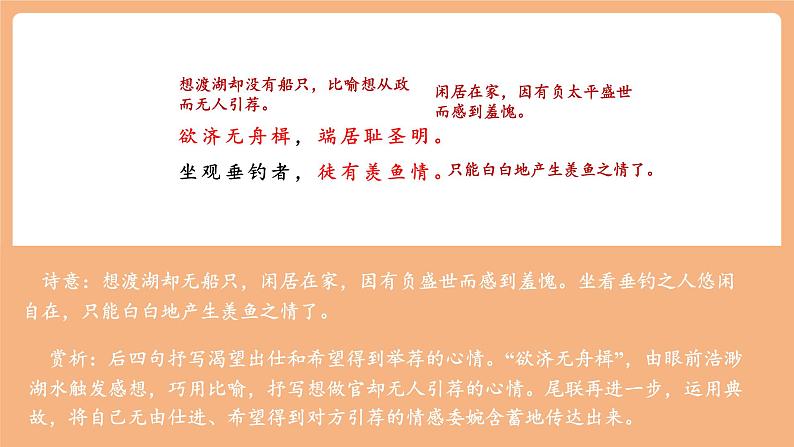 【新课标】人教统编版语文八下 第三单元 课外古诗词诵读 望洞庭湖赠张丞相 课件第6页