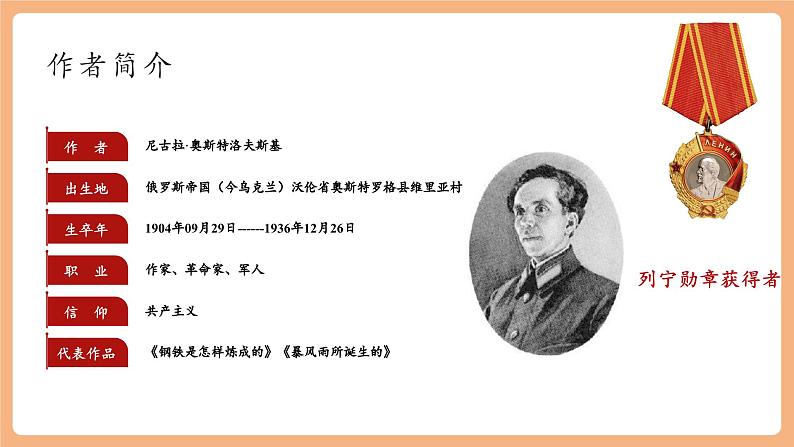 【新课标】人教统编版语文八下 第六单元 名著导读《钢铁是怎样炼成的》：摘抄和做笔记 课件第5页