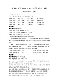 辽宁省沈阳市浑南区2023-2024学年九年级（上）期末考试语文试卷（解析版）