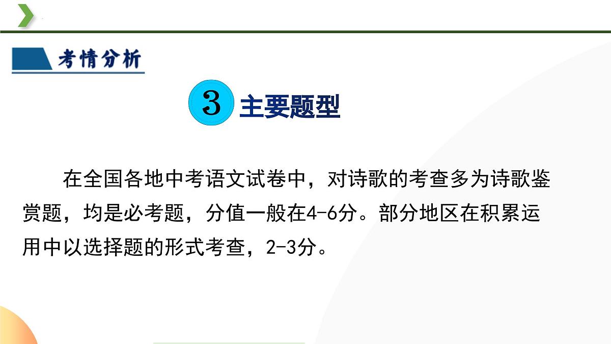 2025中考语文复习：部编版八年级上册古诗词复习（课件）第5页