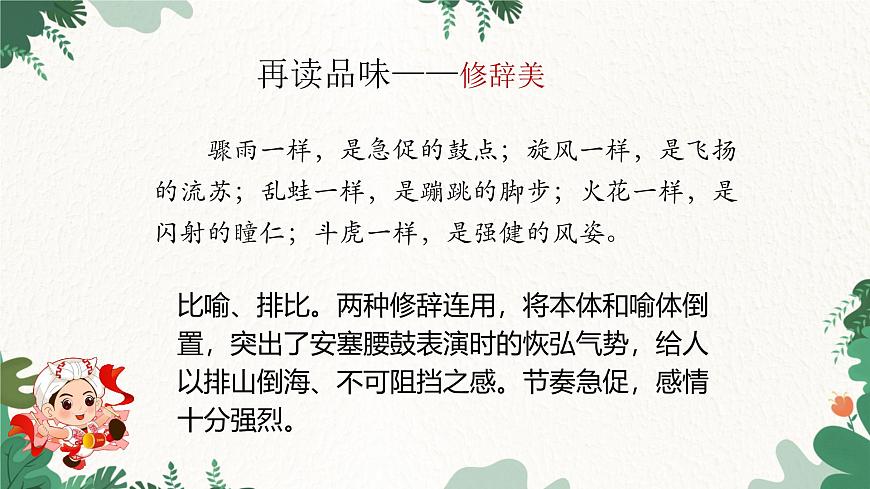 部编版语文八年级下册 3.安塞腰鼓课件第7页