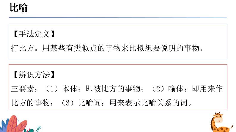 常见修辞手法及作用（课件）-备战2025年中考语文一轮复习记叙文阅读技法突破第7页
