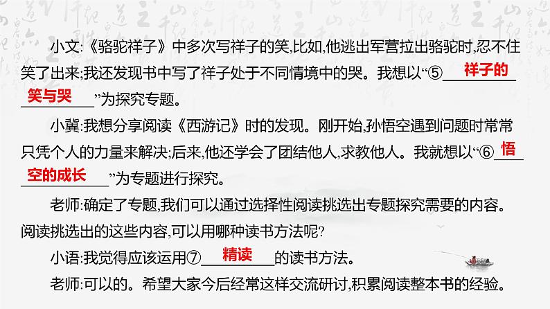 2025年中考语文专题复习：整本书阅读 课件第5页