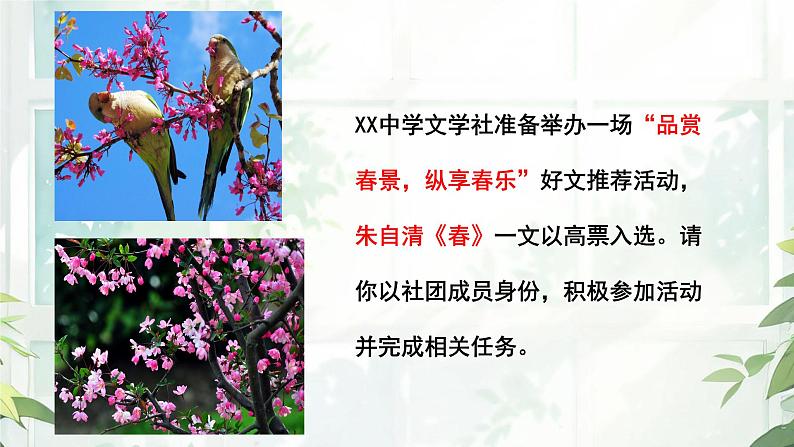 初中语文人教部编版七年级上册（2024）1 春 课件第2页