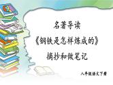 人教部编版八下语文-第六单元-名著导读 《钢铁是怎样炼成的》 摘抄和做笔记【课件】