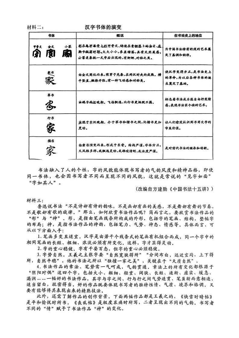 吉林省长春市榆树市慧望初级中学2024-2025学年九年级上学期期末语文试题第3页