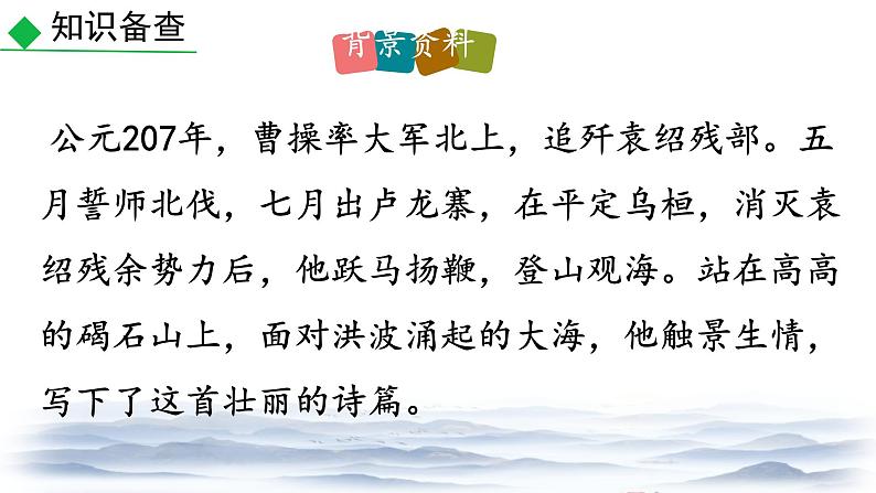 初中语文人教部编版七年级上册（2024）古代诗歌四首  课件第4页