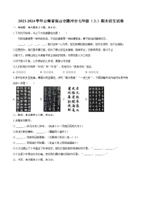 2023-2024学年云南省保山市腾冲市七年级（上）期末语文试卷（含详细答案解析）