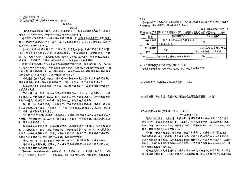 吉林省吉林市第七中学校2024-2025学年八年级上学期期末考试语文试题第2页