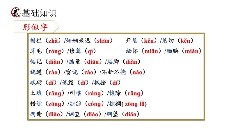 统编版语文八年级上册期末复习课件（第四单元）第7页
