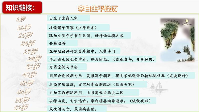 第三单元课外古诗词诵读《峨眉山月歌》课件-2024-2025学年统编版语文七年级上册第6页