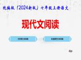 统编版（2024新版）七年级上册语文期末复习：现代文阅读 课件
