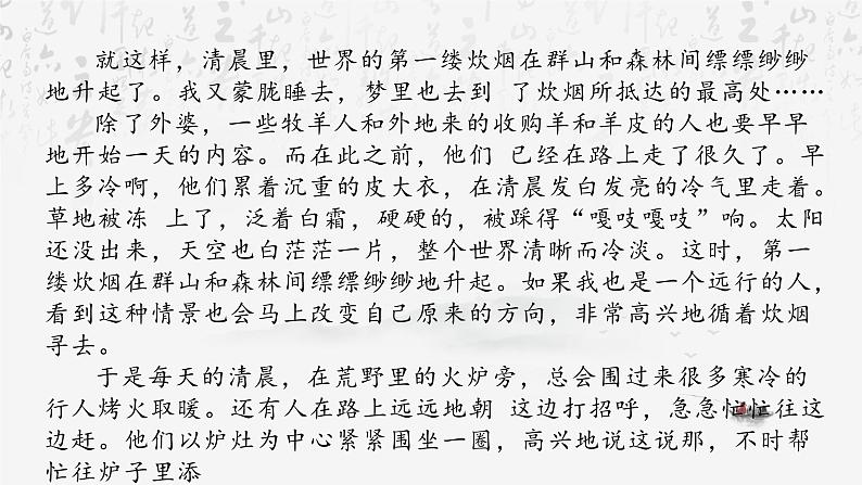 统编版（2024新版）七年级上册语文期末复习：现代文阅读 课件第5页