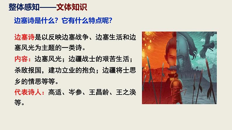 部编版九下语文第24课《诗词曲五首》之《白雪歌送武判官归京》同步课件第8页