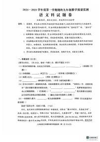 广东省揭阳市普宁市2024-2025学年九年级上学期1月期末语文试题