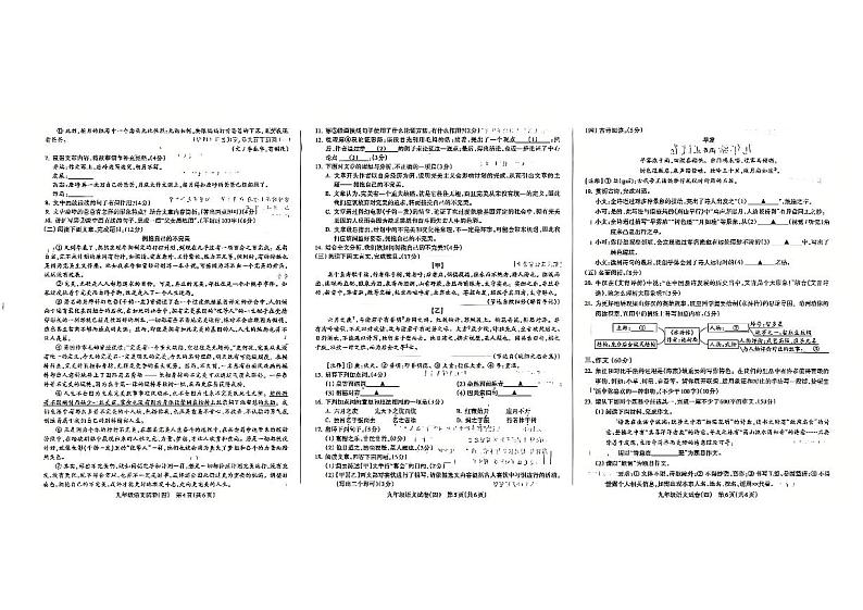甘肃省陇南市成县2024-2025学年九年级上学期期末质量监测语文试卷第2页