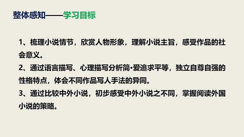 部编版九下语文名著导读 《简·爱》外国小说的阅读同步课件第5页