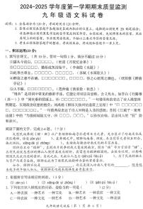 广东省汕头市澄海区2024-2025学年九年级上学期期末考试语文试题