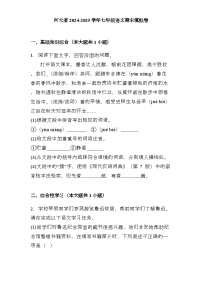 河北省2024-2025学年七年级上学期 语文期末模拟卷（含解析）