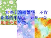 中考语文作文课件《走着走着，花就开了》