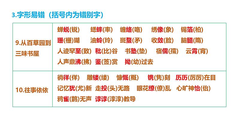第三单元（单元复习课件）-七年级语文上册同步高效课堂（统编版2024）第6页