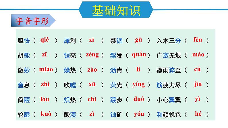 第二单元（单元复习课件）-八年级语文上册同步高效课堂（统编版）第4页