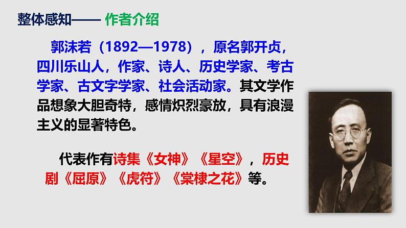 部编版九下语文第17课《屈原（节选）》同步课件第8页