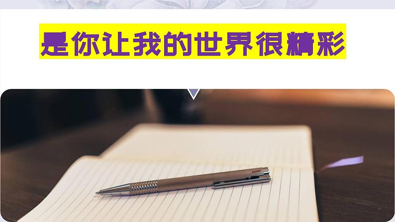 中考语文押题作文课件《是你让我的世界很精彩》第4页