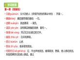 修订版统编教材初中语文七下 第一单元复习讲义+课件