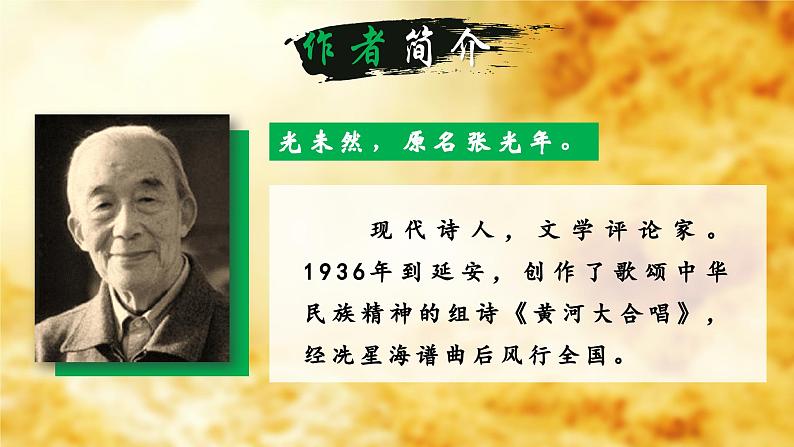 人教部编版初中语文七年级下册 《5.黄河颂》课件第5页