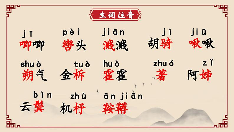 人教部编版初中语文七年级下册 《9.木兰诗》课件第8页