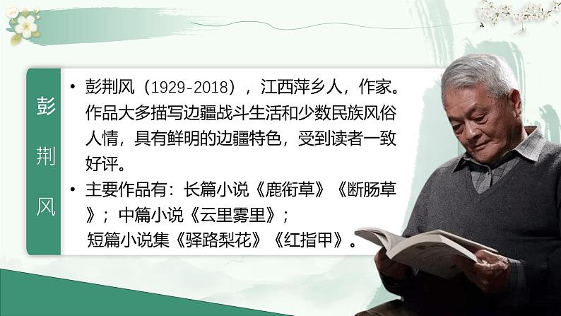 部编版2025春七年级下册语文14.驿路梨花 课件第4页
