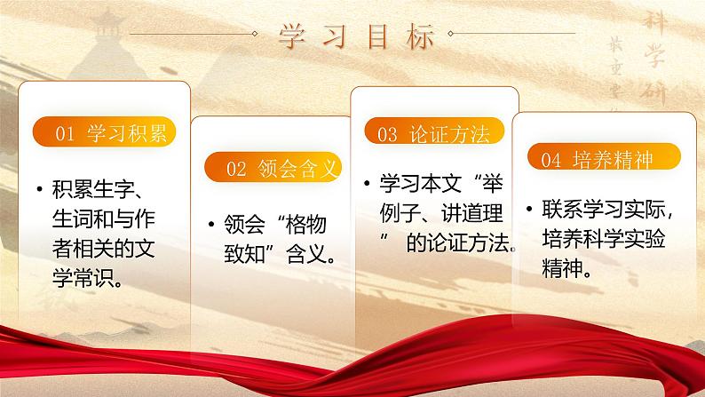 部编版2024春八年级语文下册14.应有格物致知精神 课件第2页