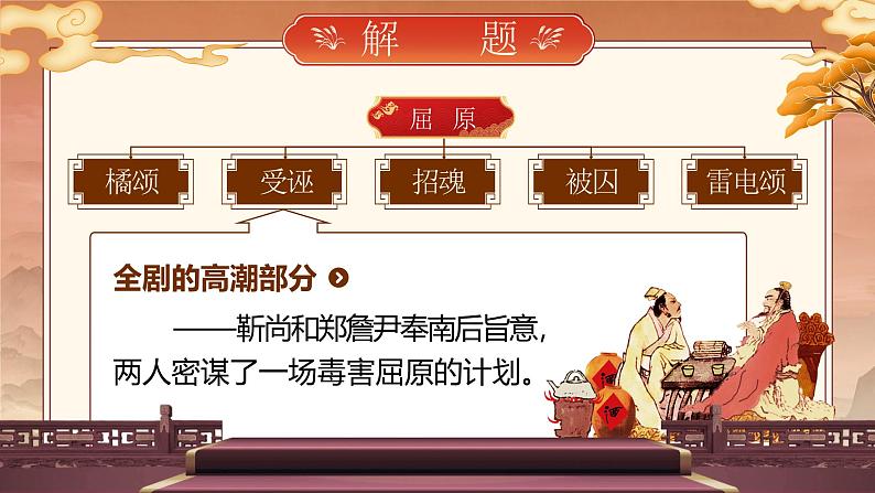 部编版2024九年级下册语文17.屈原 课件第5页