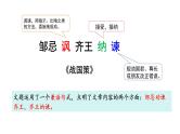 第21课《邹忌讽齐王纳谏》课件2024-2025学年统编版语文九年级下册