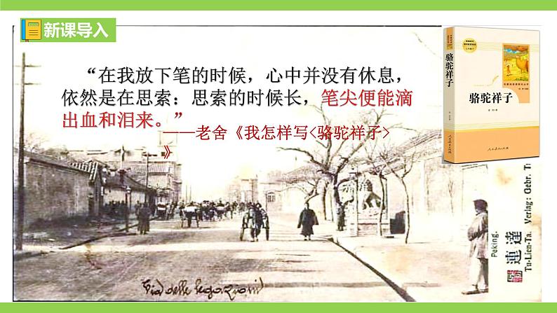 整本书阅读《骆驼祥子》圈点、批注、做笔记第1页