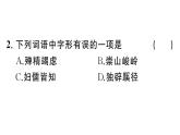 初中语文新人教部编版七年级下册第一单元1 邓稼先 作业课件（2025春）