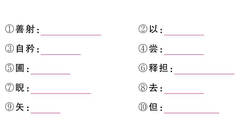 初中语文新人教部编版七年级下册古诗文三《卖油翁》 作业课件（2025春）第5页