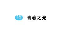 初中语文人教部编版（2024）七年级下册（2024）青春之光作业ppt课件