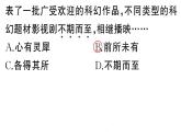 初中語(yǔ)文新人教部編版七年級(jí)下冊(cè)第六單元24 帶上她的眼睛 作業(yè)課件（2025春）