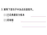 初中語文新人教部編版七年級下冊第六單元25 活板 作業(yè)課件（2025春）