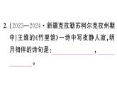 初中语文新人教部编版七年级下册期末专题六 古诗文默写 作业课件（2025春）