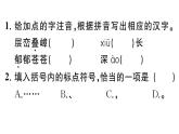 初中語文新人教部編版七年級下冊第五單元18 井岡翠竹 作業(yè)課件（2025春）