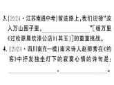 初中語文新人教部編版七年級(jí)下冊(cè)第六單元課外古詩詞誦讀 作業(yè)課件（2025春）