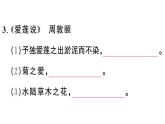 初中語文新人教部編版七年級下冊古詩文默寫檢測卷 作業(yè)課件（2025春）