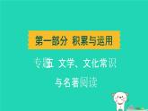 辽宁省2024中考语文第一部分积累与运用专题五文学文化常识与名著阅读课件