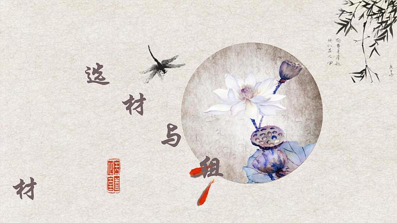 选材：激活材料的集装箱   课件-2025年中考语文一轮复习第1页