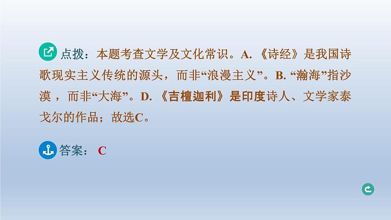 湖北省2024中考语文课件第一部分积累与运用专题六语法文学文化常识第7页