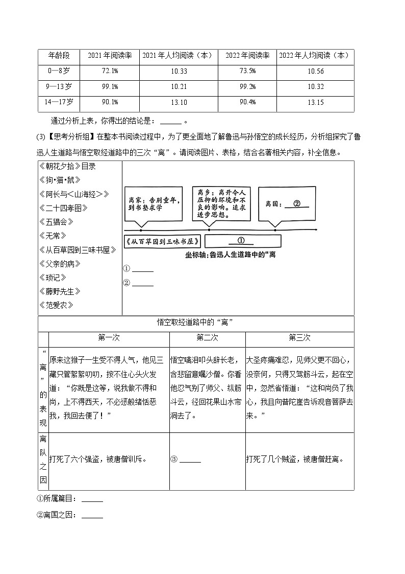 2024-2025学年安徽省合肥市瑶海区七年级（上）期末语文试卷（含详细答案解析）第2页